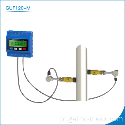 Medidor de fluxo ultrassônico pequeno com microssensor de fluxo